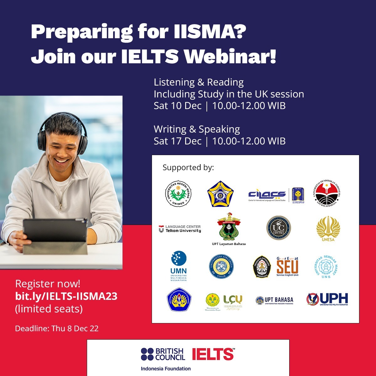 Informasi Webinar IELTS