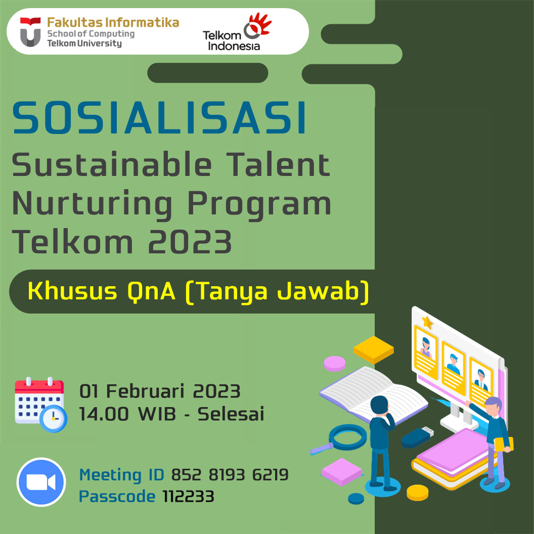 SOSIALISASI Sustainable Talent Nurturing Program Telkom 2023 [Khusus QnA (tanya jawab)]