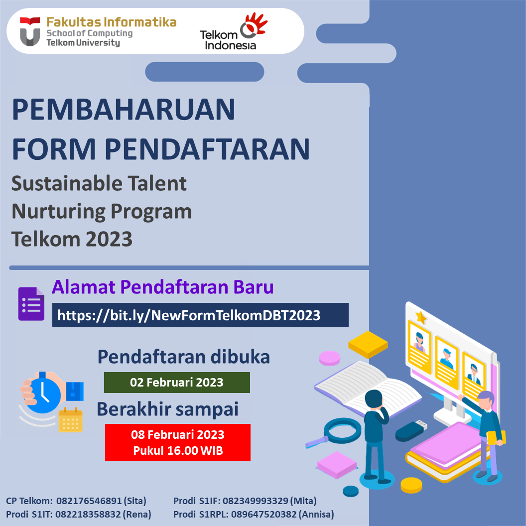 PEMBAHARUAN FORM PENDAFTARAN Sustainable Talent Nurturing Program Telkom 2023