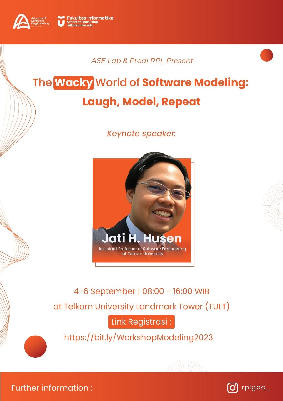 WORKSHOP “The Wacky World of Software Modeling: Laugh, Model, Repeat”