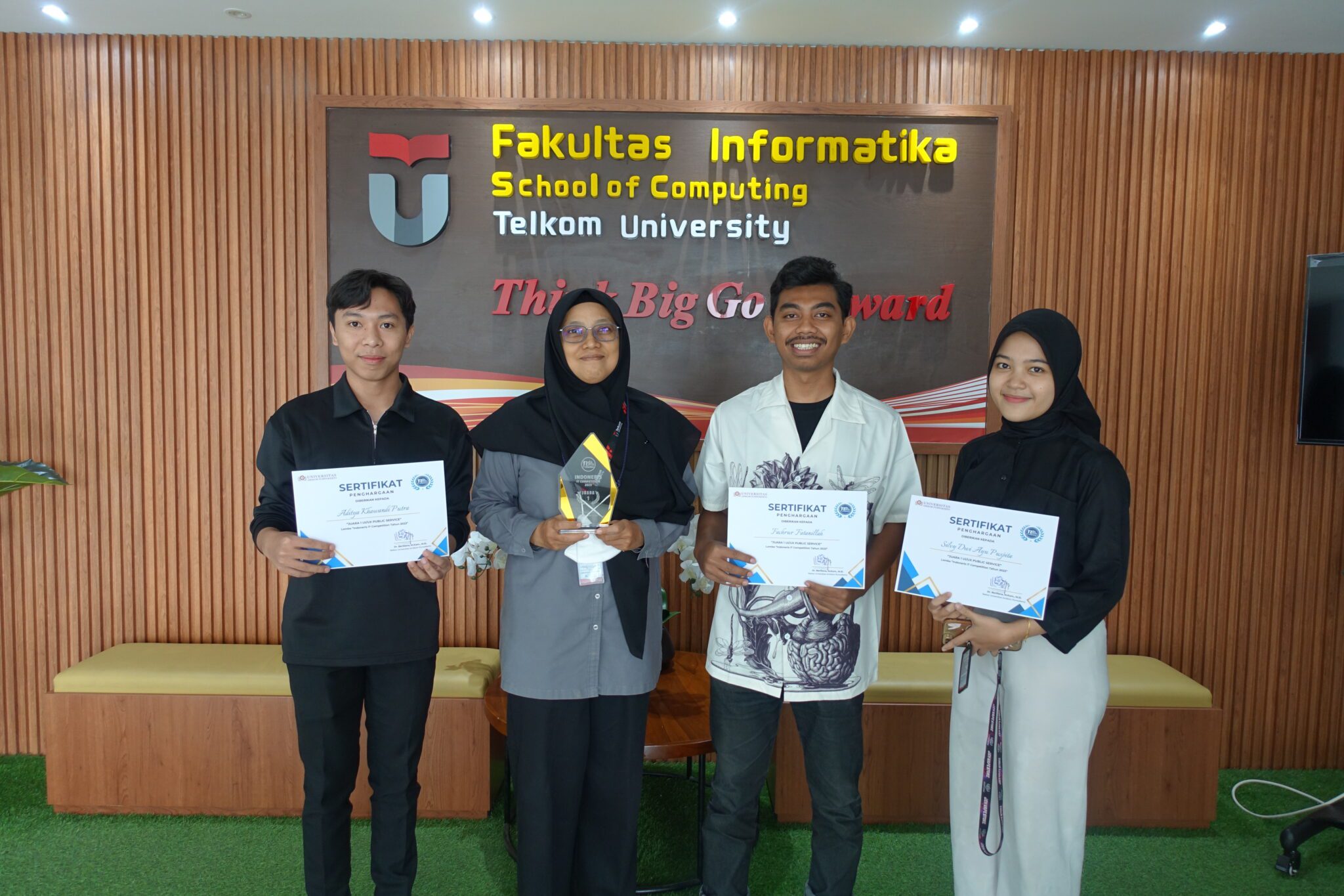 Mahasiswa S1 RPL Meraih Juara 1 UI/UX Public Service pada Indoneris National IT Competition 2023