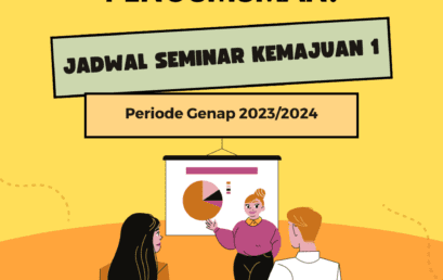Jadwal Seminar Kemajuan 1 Prodi S1 RPL Periode Genap 2023/2024