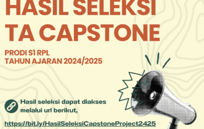 Hasil Seleksi TA Capstone 2024/2025