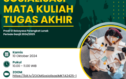 Sosialisasi Mata Kuliah Tugas Akhir Periode Ganjil 2024/2025