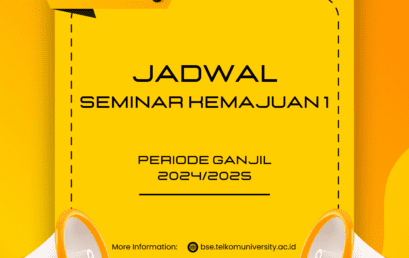 Jadwal Seminar Kemajuan 1 Prodi S1 RPL Periode Ganjil 2024/2025