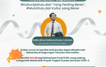 Kuliah Umum Prodi S1 RPL – Matakuliah Capstone