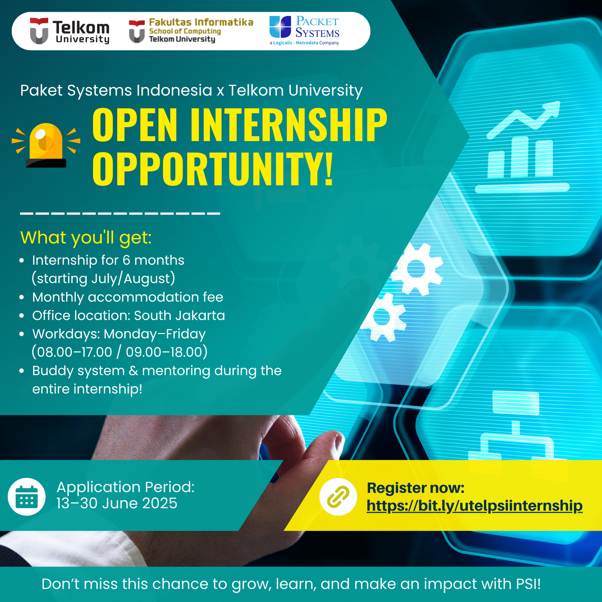 PSI x Tel-U Internship Submission is now OPEN