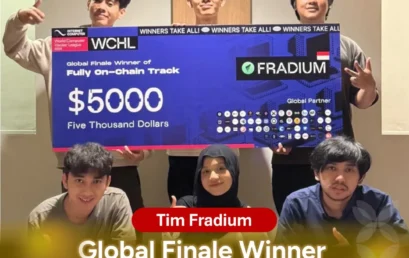 Tim Fradium berhasil meraih Global Finale Winner Fully On-Chain Track pada World Computer Hacker League 2025