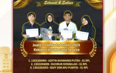 Juara 1 Lomba Indoneris 2023 Kategori UI UX Public Service