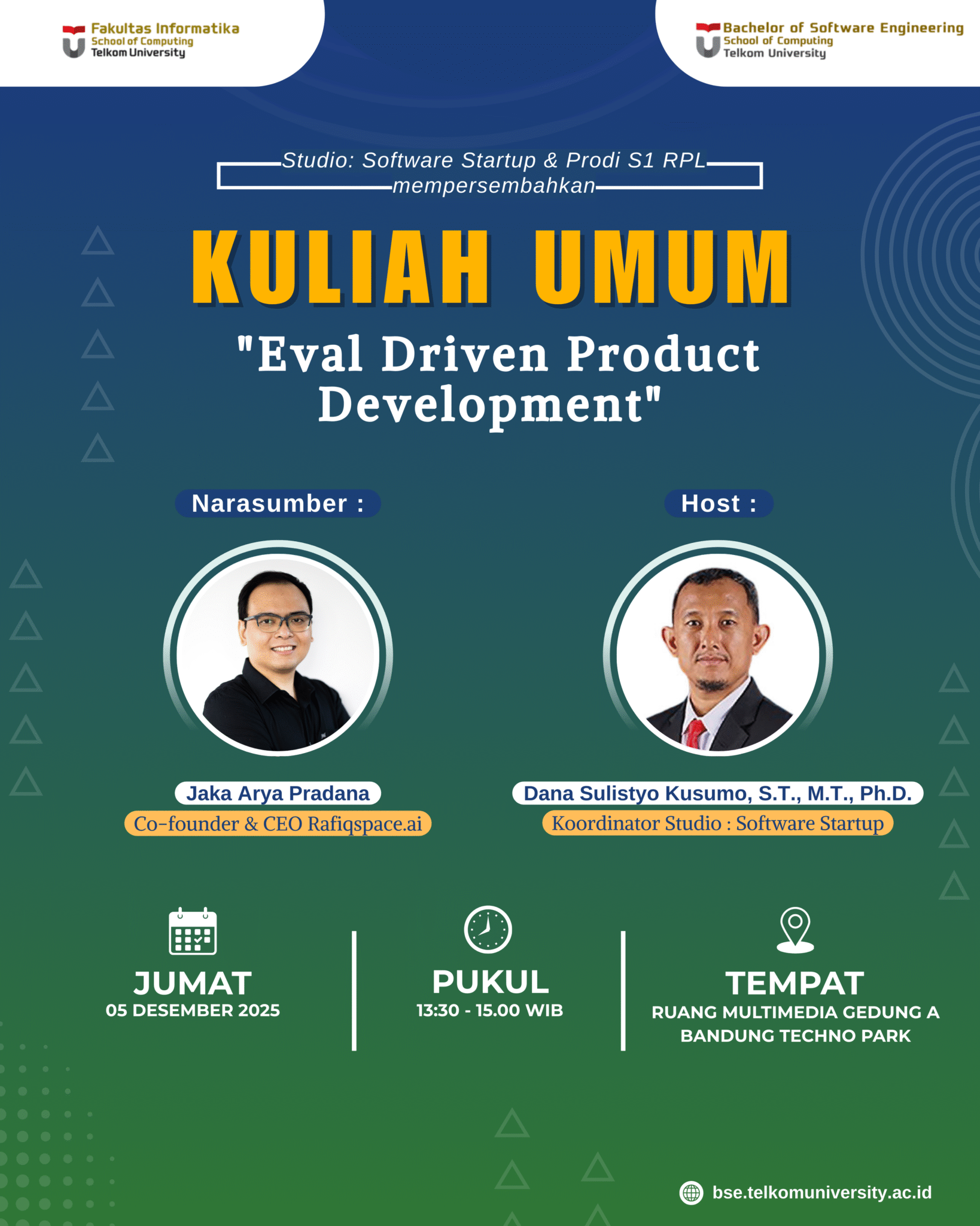 Kuliah Umum – Startup Software Development