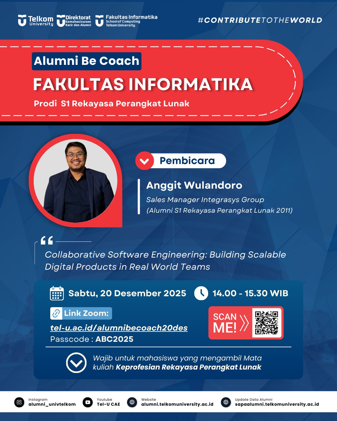 Alumni Be Coach – Collaborative Software Engineering: Building Scalable Digital Products in Real World Teams