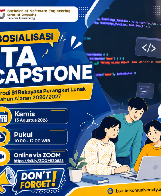 SOSIALISASI TA CAPSTONE PERIODE 2627 – PRODI S1 REKAYASA PERANGKAT LUNAK