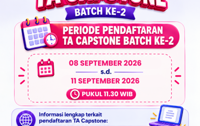 Pendaftaran TA Capstone Batch Ke-2 Prodi S1 RPL Tahun Akademik 2627